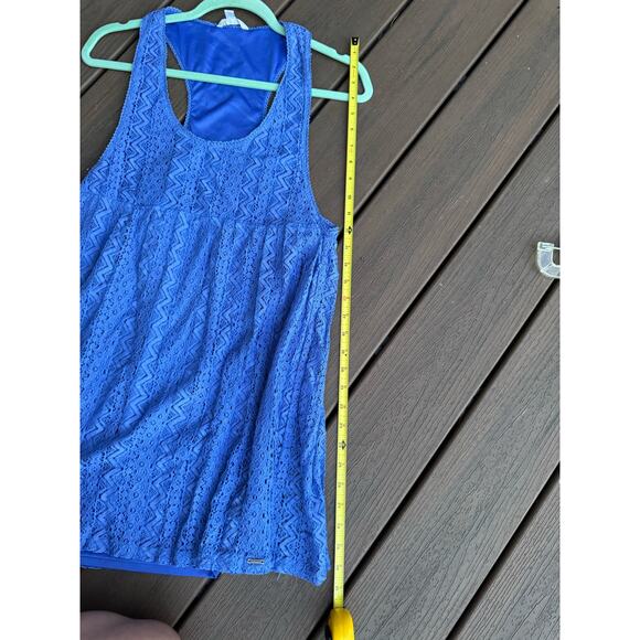 Periwinkle Blue Volcom Racerback Babydoll Dress, S - Picture 10 of 12
